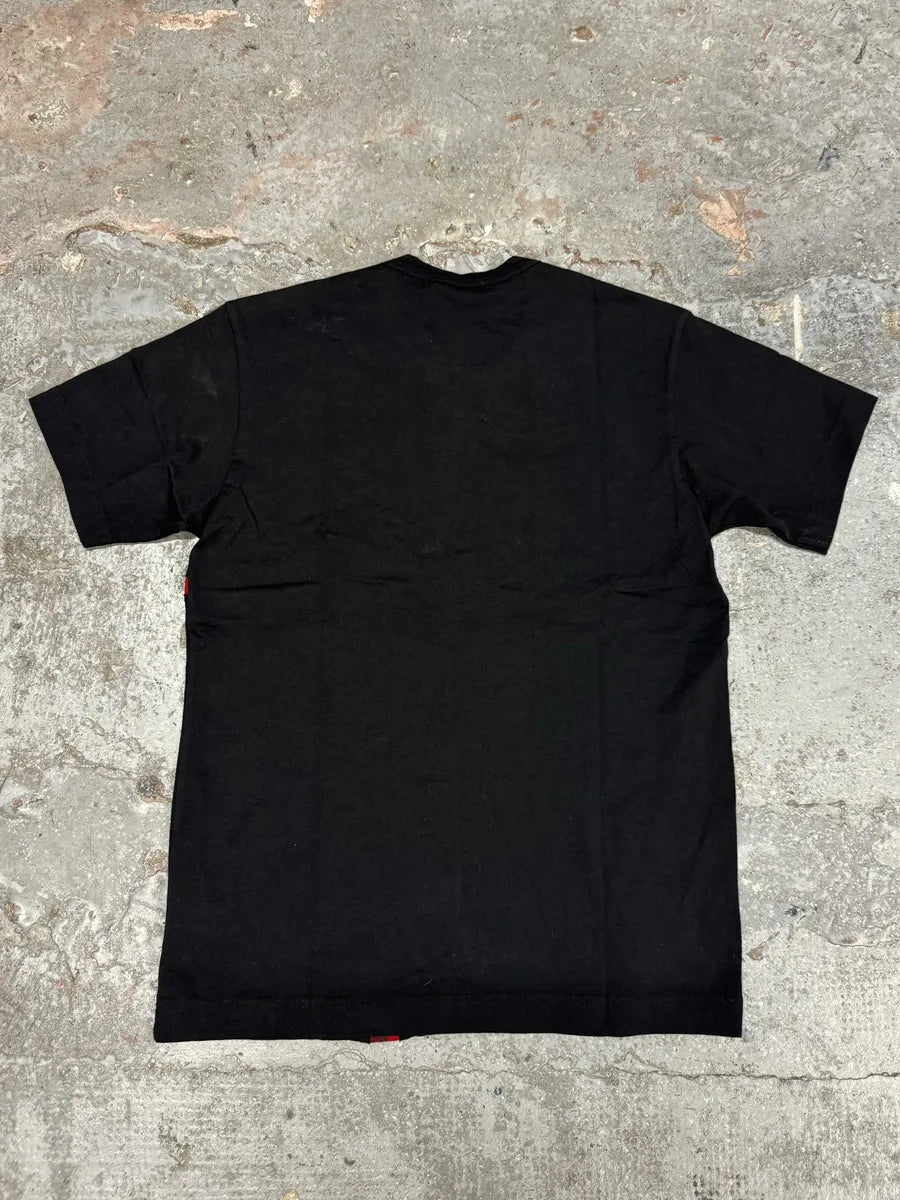 Comme des Garçons SHIRT Tartan Black Knit Tee-Shirt (S) VxIBcVs 3