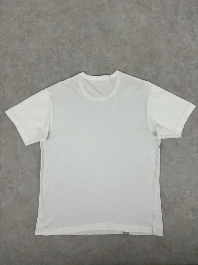 Comme des Garçons White & Grey Cross T-Shirt dMuOpcj 4