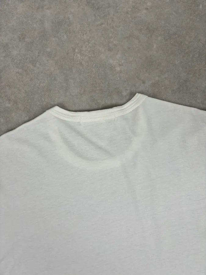 Comme des Garçons White & Grey Cross T-Shirt dMuOpcj 5