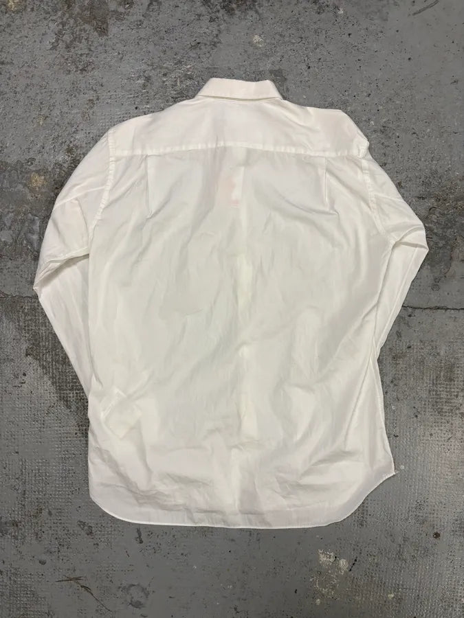 Comme des Garçons White Camo Cargo Irregular Shirt JdqTQhv 3