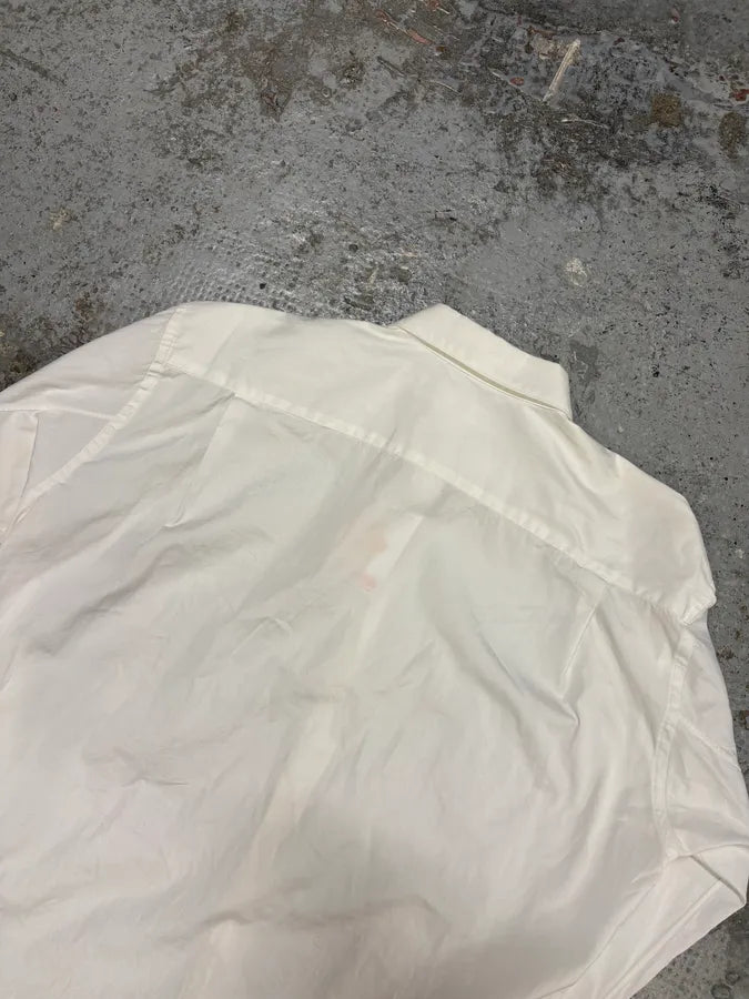 Comme des Garçons White Camo Cargo Irregular Shirt JdqTQhv 4