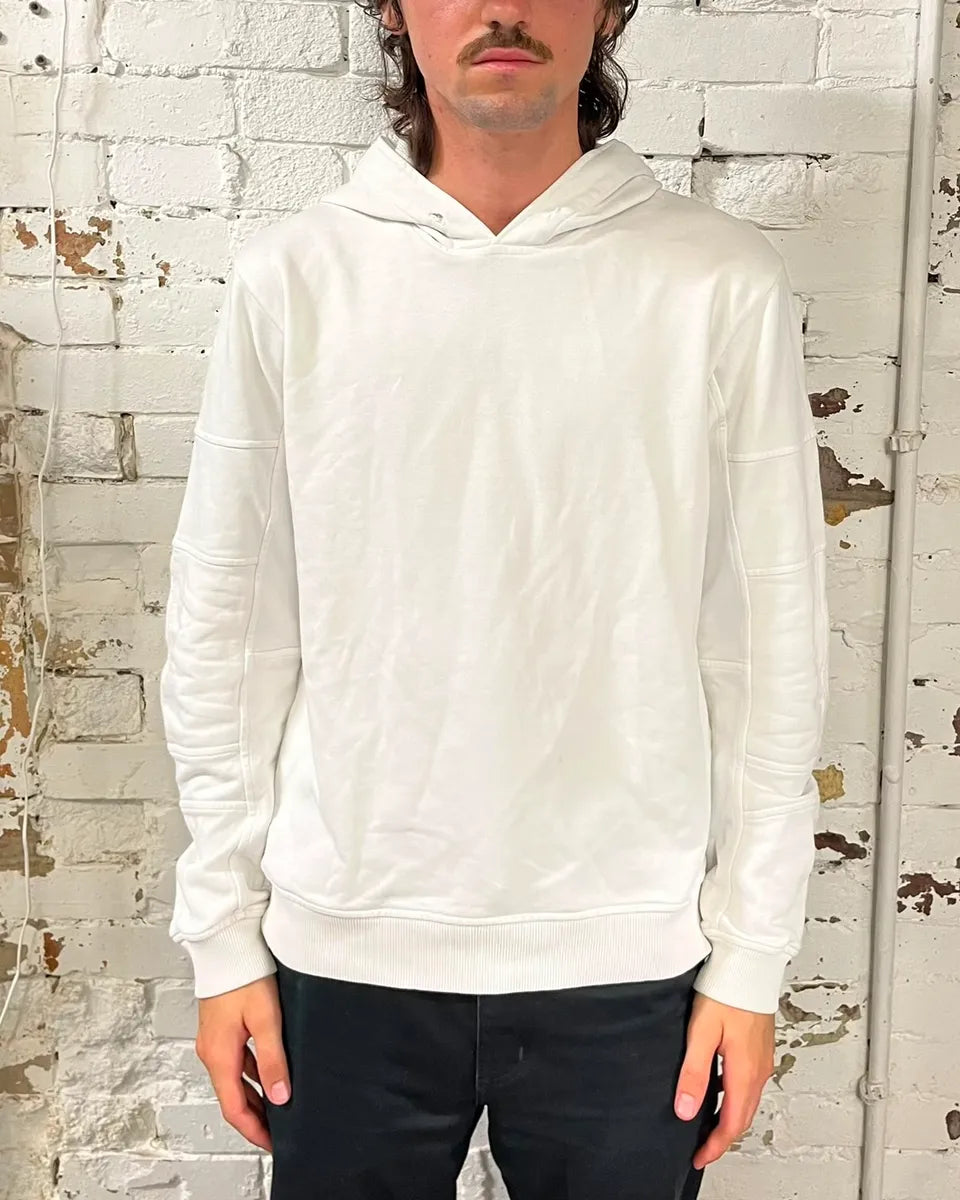 Comme des Garçons White Signature Hoodie ulHhnsh 0