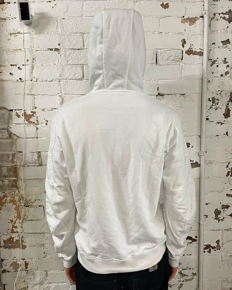 Comme des Garçons White Signature Hoodie ulHhnsh 1
