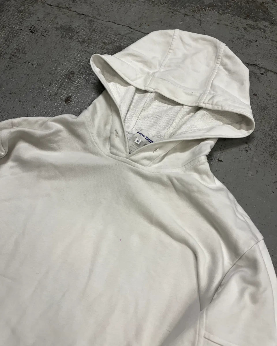 Comme des Garçons White Signature Hoodie ulHhnsh 4