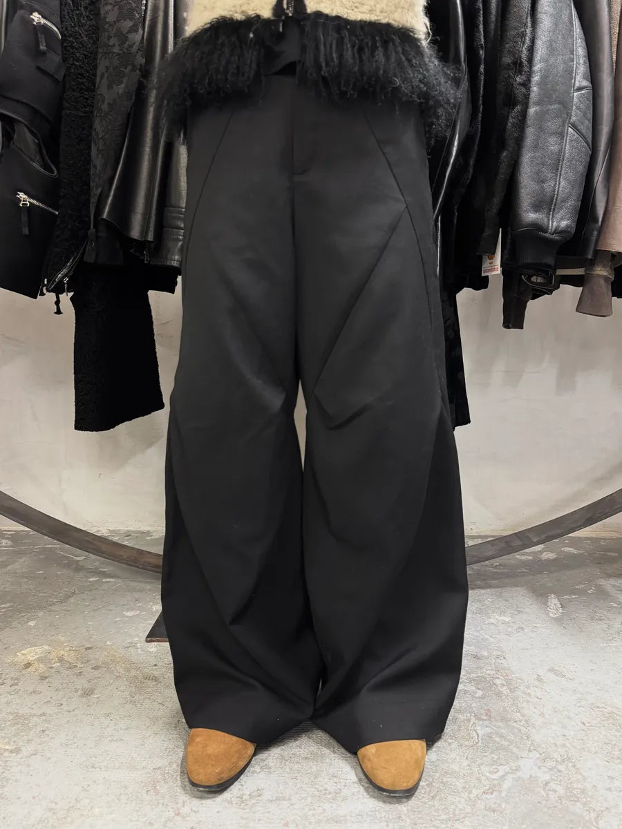 Common Divisor Architecture Baggy Black Pants (S) RypfxSC 0