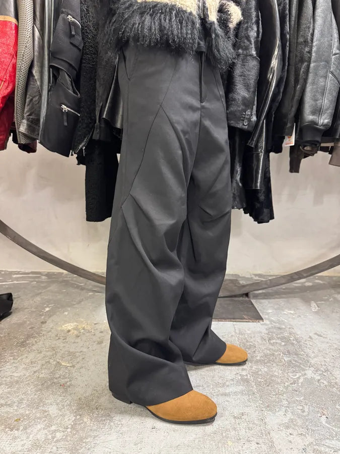 Common Divisor Architecture Baggy Black Pants (S) RypfxSC 1