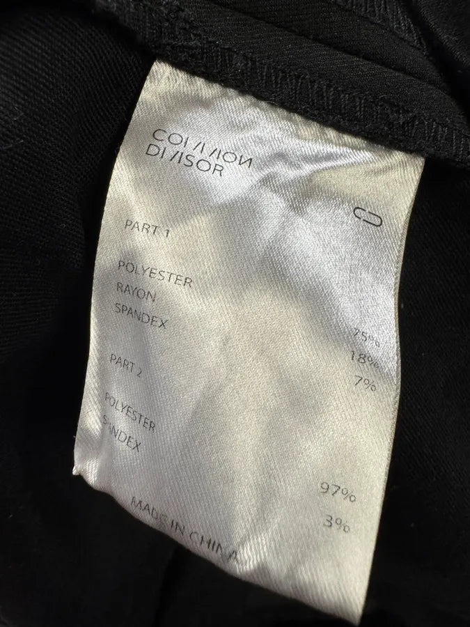 Common Divisor Architecture Baggy Black Pants (S) RypfxSC 9