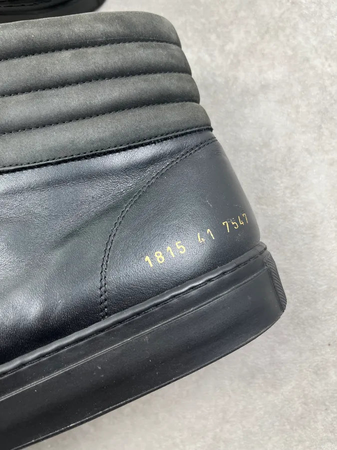 Common Projects Black Leather High Sneakers YDVXhxI 6