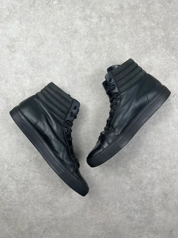 Common Projects Black Leather High Sneakers YDVXhxI 4