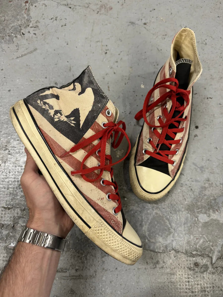 Converse USA Flag High Eagle Red & Blue Shoes lIFMDoG 0