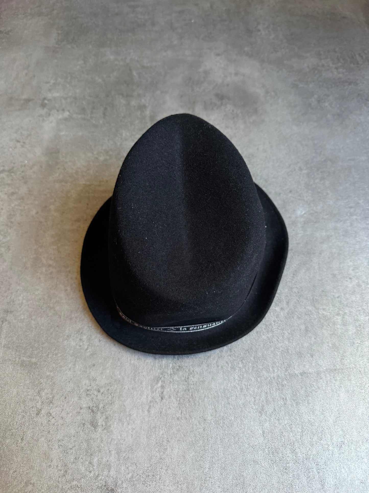 2000s Jean Paul Gaultier Black Minimalist Hat (OS) - 2