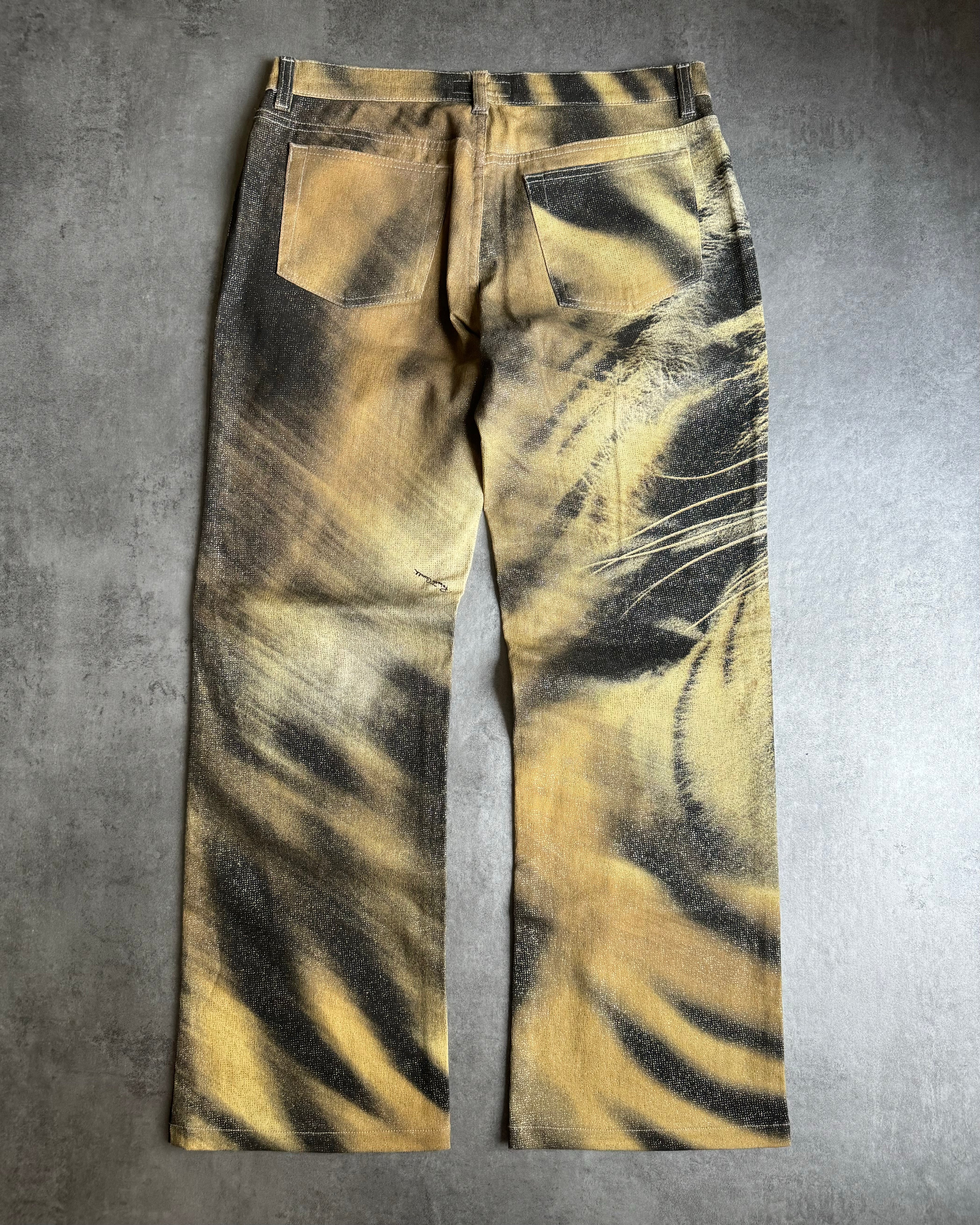FW2000 Roberto Cavalli Tiger Savage Pants (M) - 2