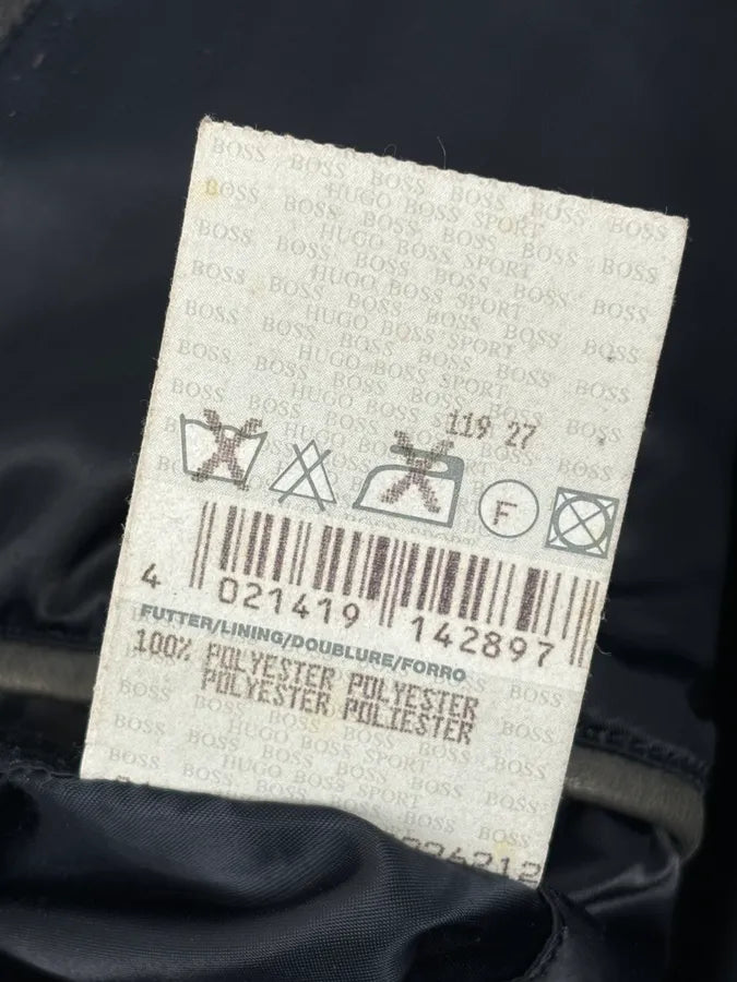 Hugo Boss Plastron Relief Grey Eroded Leather Biker Jacket TpkyKXZ 12