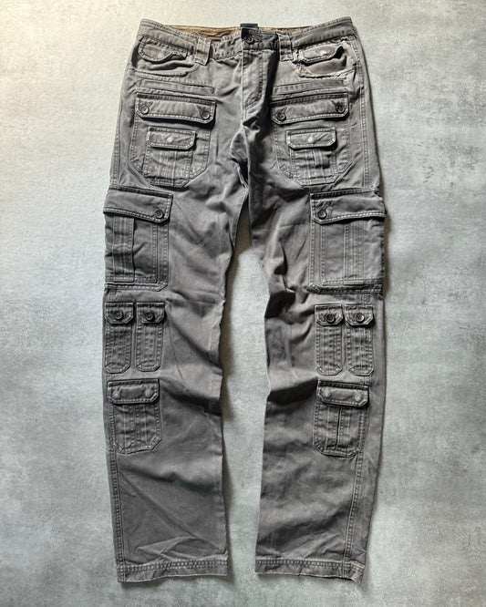 SS2008 Dolce & Gabbana 22 Pockets Grey Cargo Pants (L) - 1