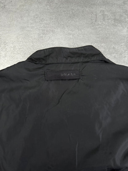 AW2007 Prada Nylon Light Black Windbreaker (L) - 7