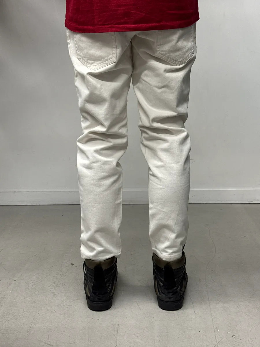 2000s Jean Paul Gaultier Jeans Off-White Denim Hardware Jeans cwJWoaZp 3