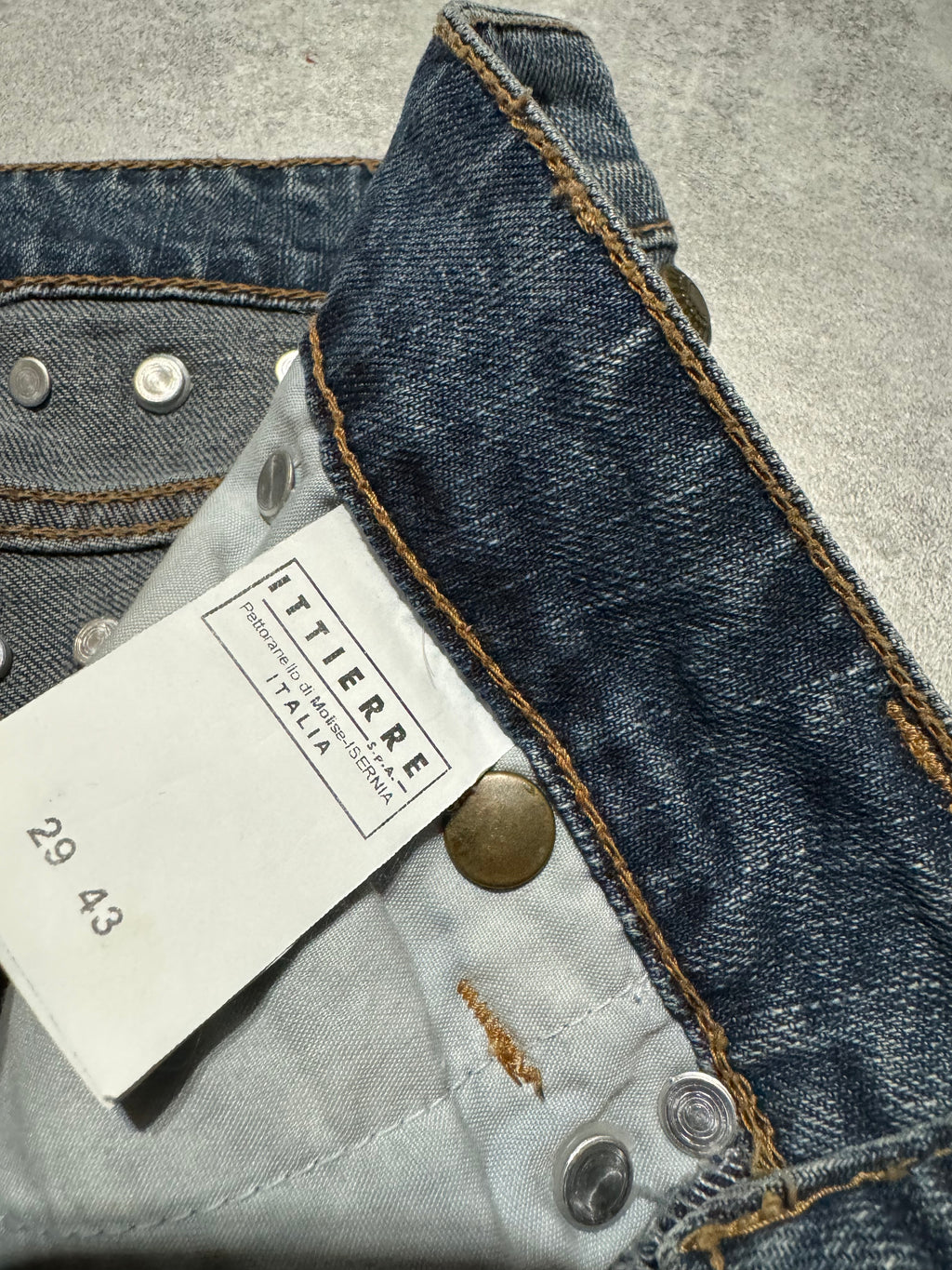 SS2008 Cavalli Studded Sun Faded Denim Jeans (S/M) - 7