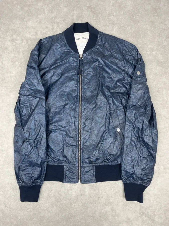 SS2015 Our Legacy Navy Tie Dye Bomber Jacket jIWSqvA 2
