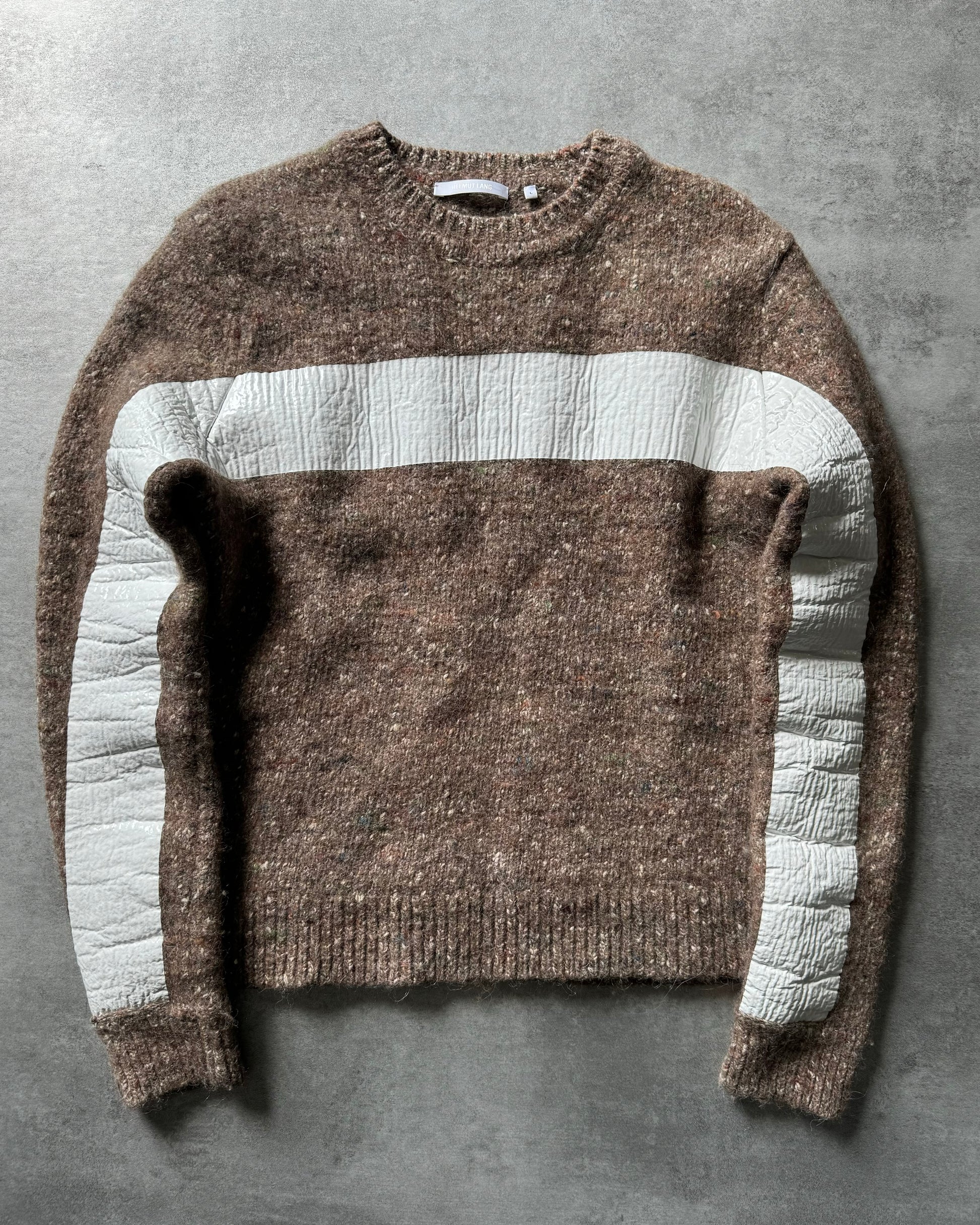 Helmut Lang Positive Painted Wool Sweater M L Dolce Vita Hub