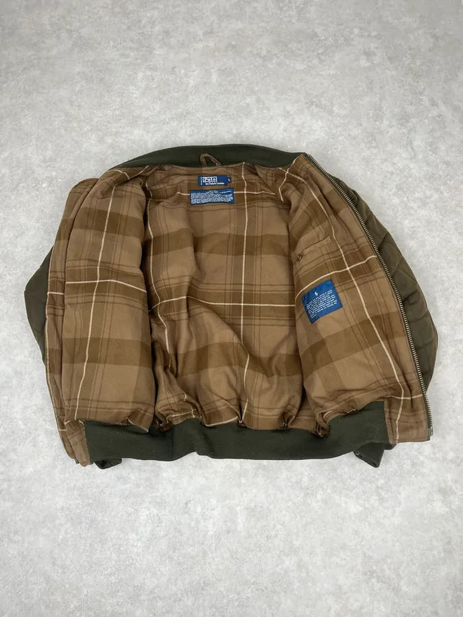 Ralph Lauren Extra Green Aviator Bomber Jacket MyZggdd 7