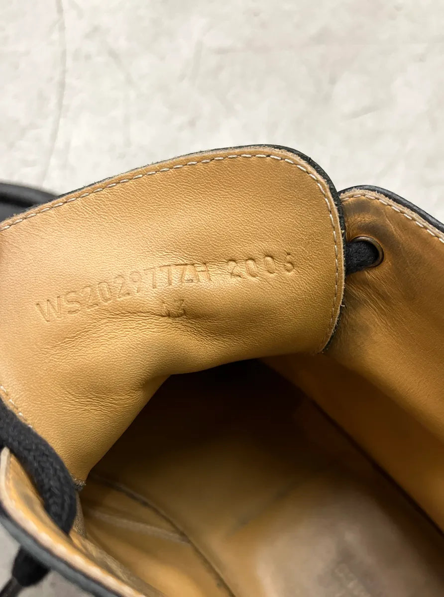 Hermès Derbies Black Leather Boots dErgRkRv 8