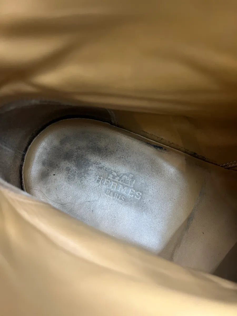 Hermès Derbies Black Leather Boots dErgRkRv 9
