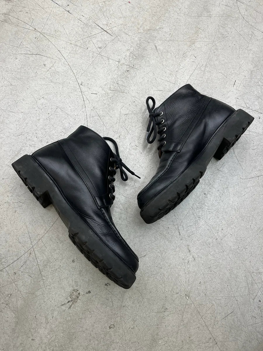 Hermès Derbies Black Leather Boots dErgRkRv 2