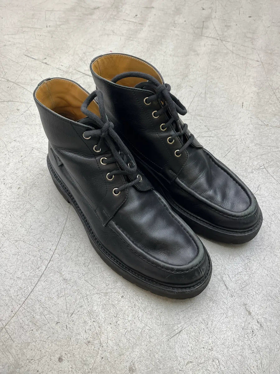 Hermès Derbies Black Leather Boots dErgRkRv 3