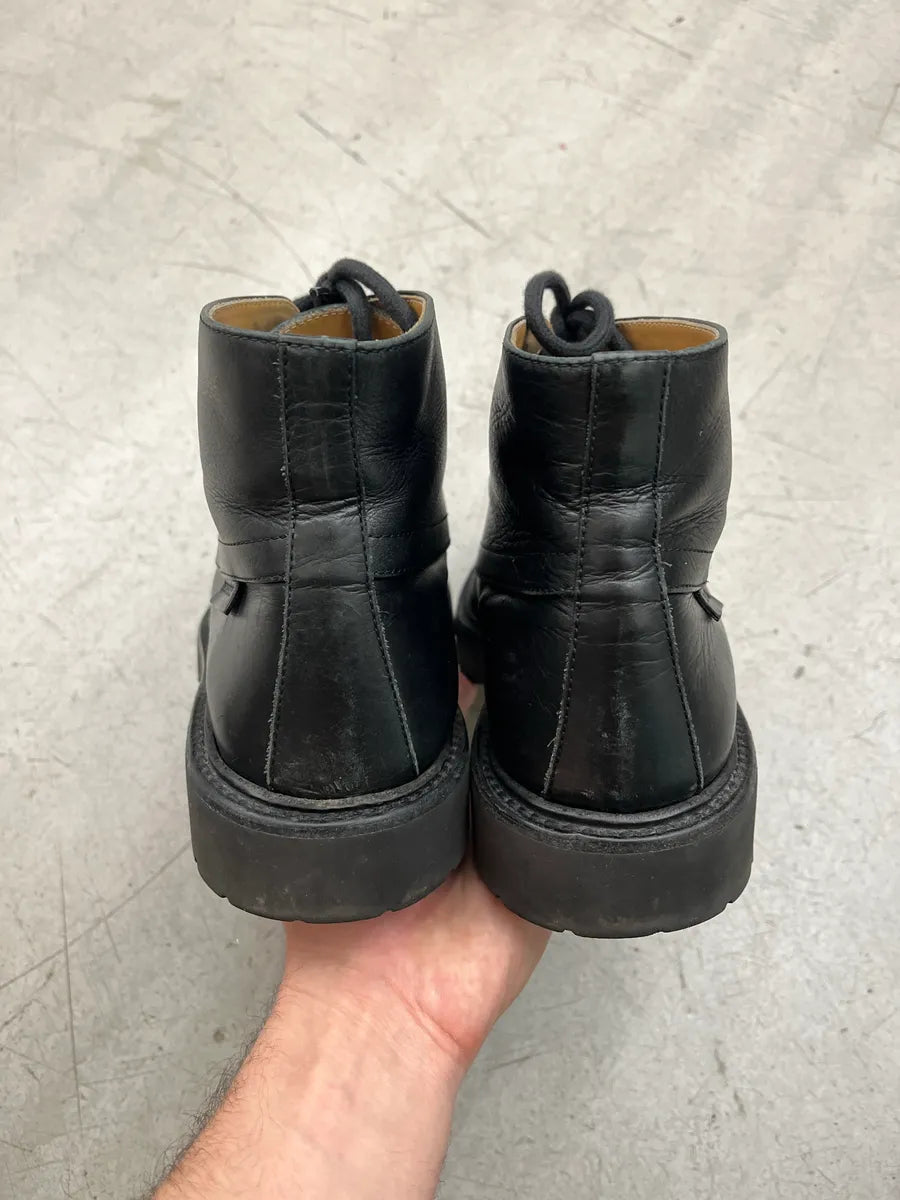 Hermès Derbies Black Leather Boots dErgRkRv 6