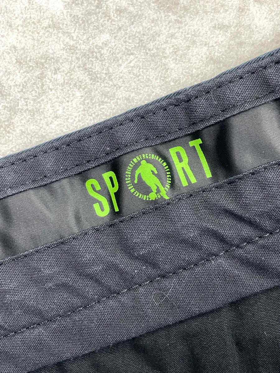 SS2009 Bikkembergs Sport Navy Striped Waistband Logo Pants dITlcENH 10