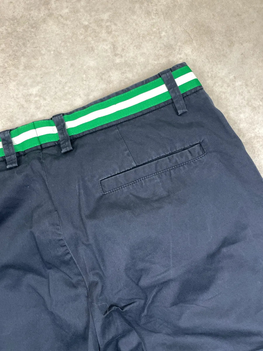 SS2009 Bikkembergs Sport Navy Striped Waistband Logo Pants dITlcENH 7