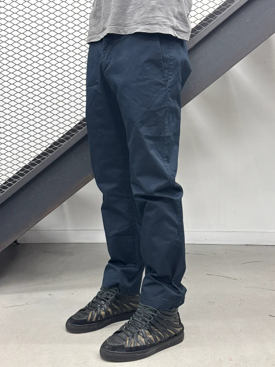 SS2009 Bikkembergs Sport Navy Striped Waistband Logo Pants dITlcENH 2
