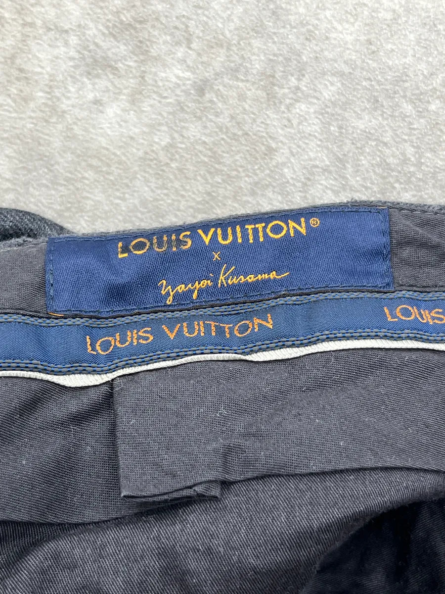 SS2023 Louis Vuitton Grey Yayoi Kusama Floral Pants dNfJvypL 12