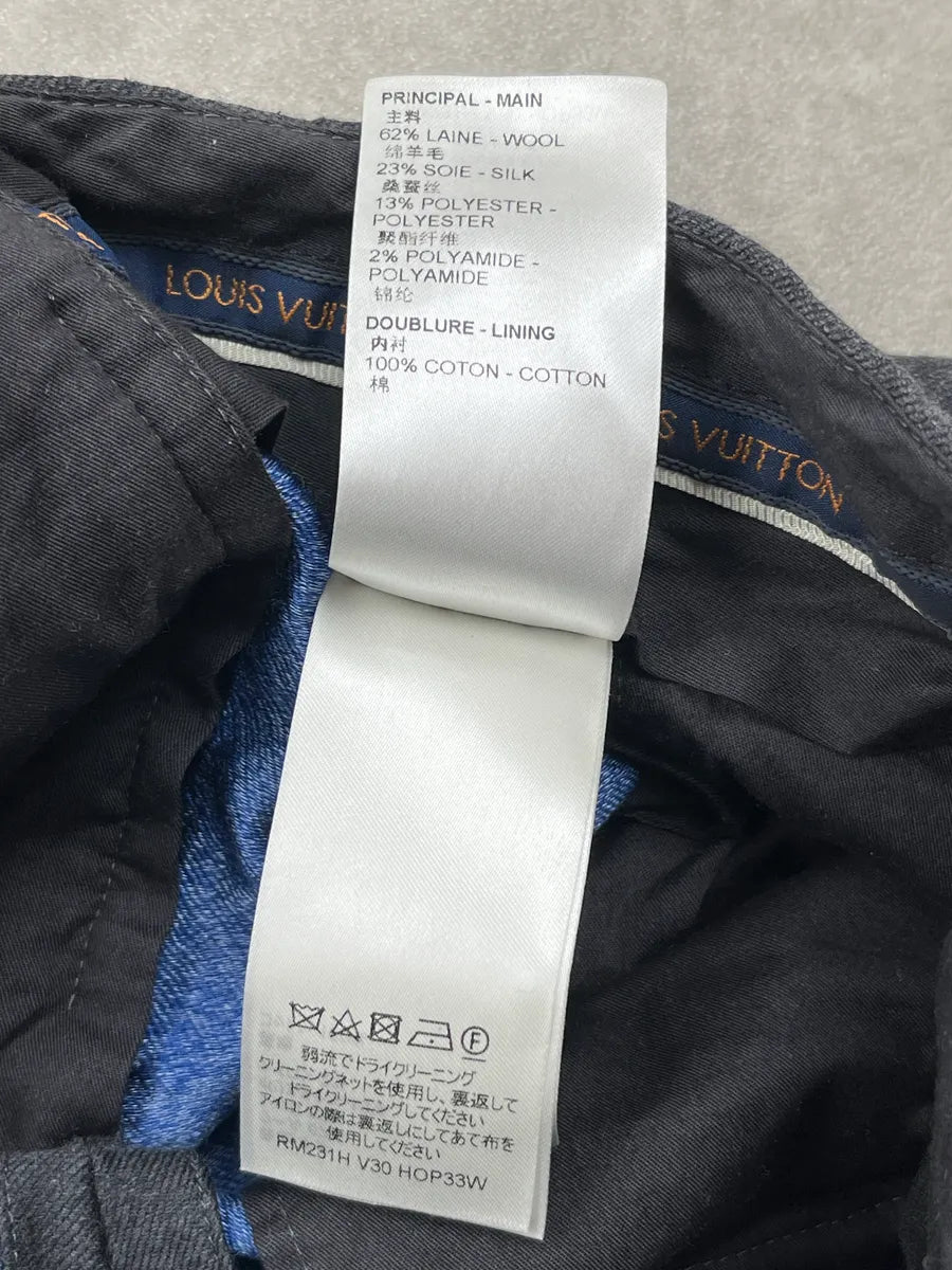 SS2023 Louis Vuitton Grey Yayoi Kusama Floral Pants dNfJvypL 11