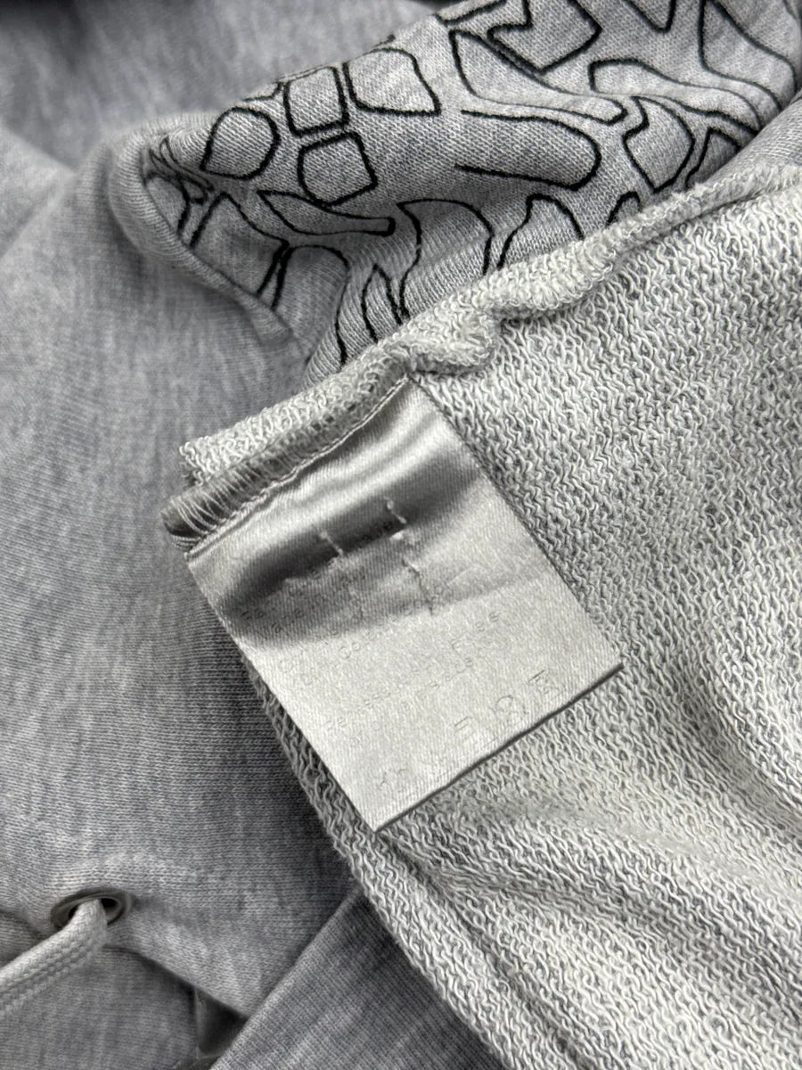 SS2009 Dior Grey Abstract Line Graphic Hoodie by Kris Van Assche dOoQxijf 10