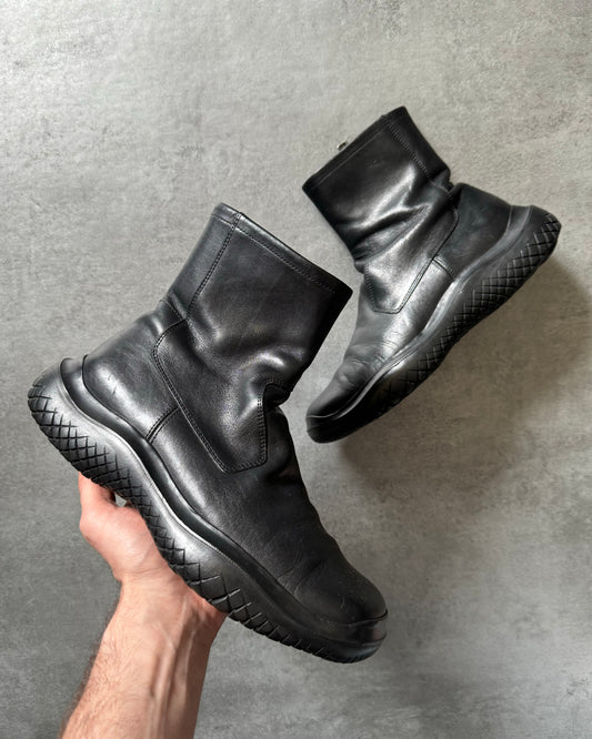 FW1999 Prada Black Leather Boots (39,5) - 1