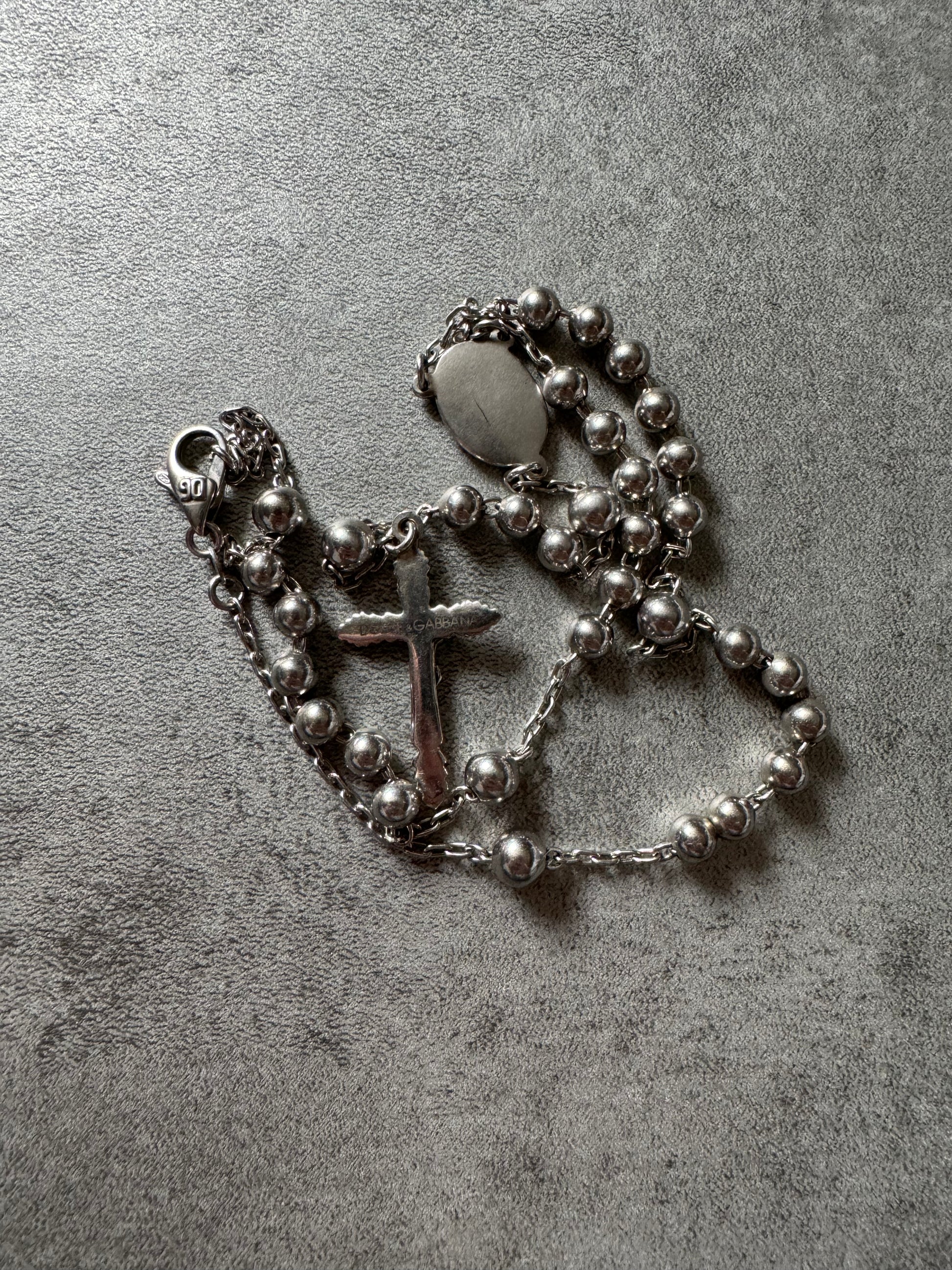 Dolce & Gabbana Modern Catholic Rosary Necklace (OS) - 5