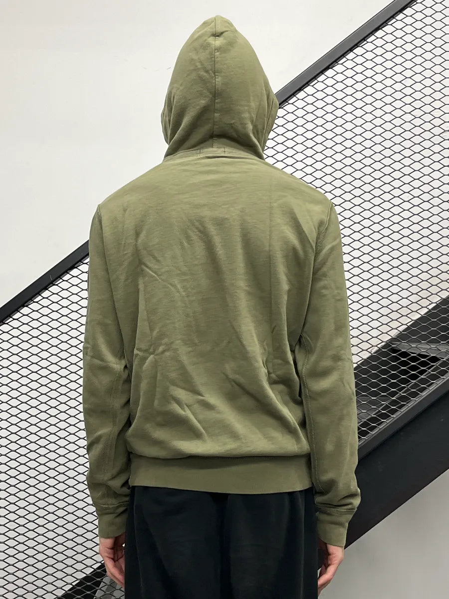 2010s Ralph Lauren Olive American Flag Patch Hoodie dZjVuyFj 2