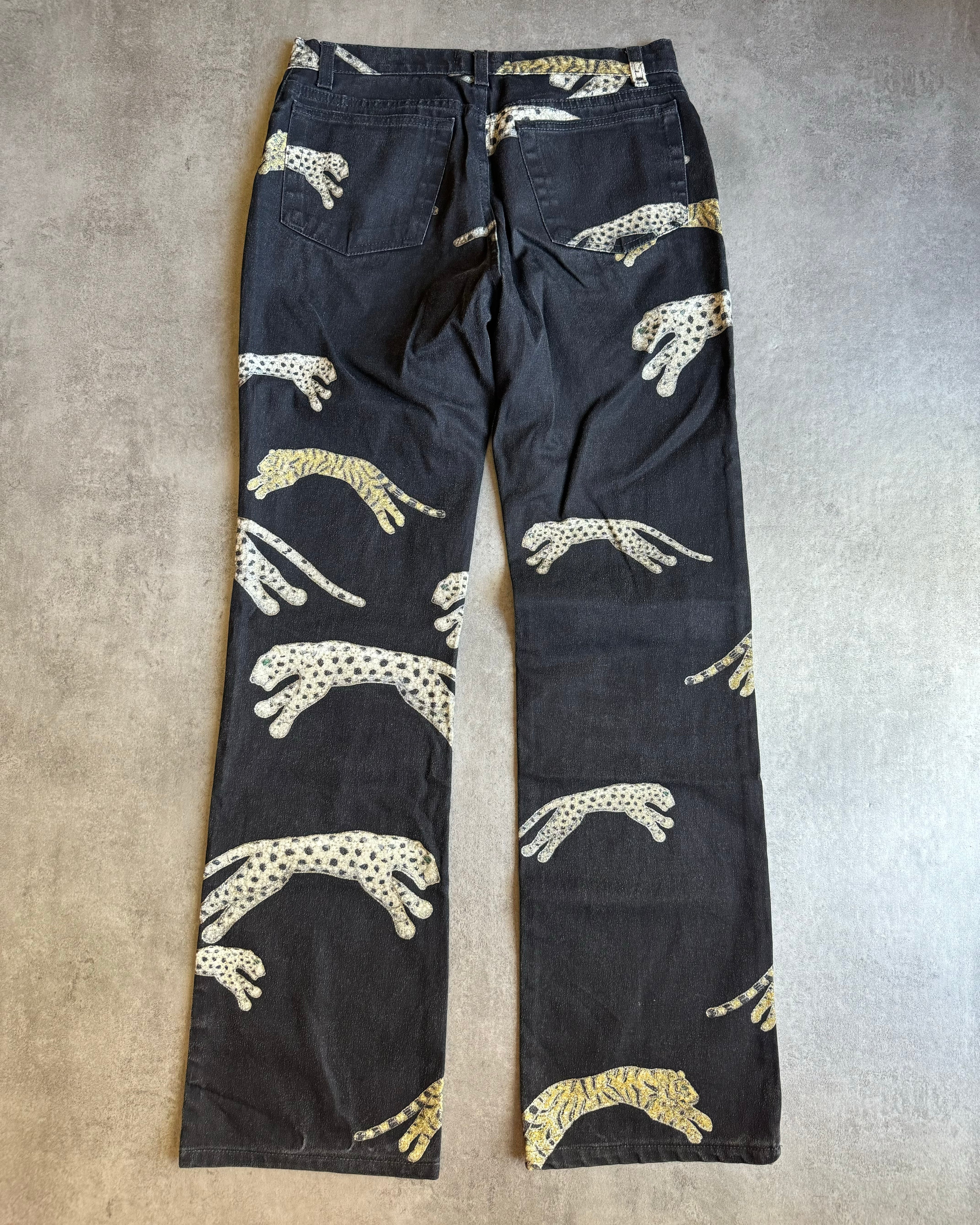 AW2002 Roberto Cavalli Cheetah Leopards Pants (S) - 1