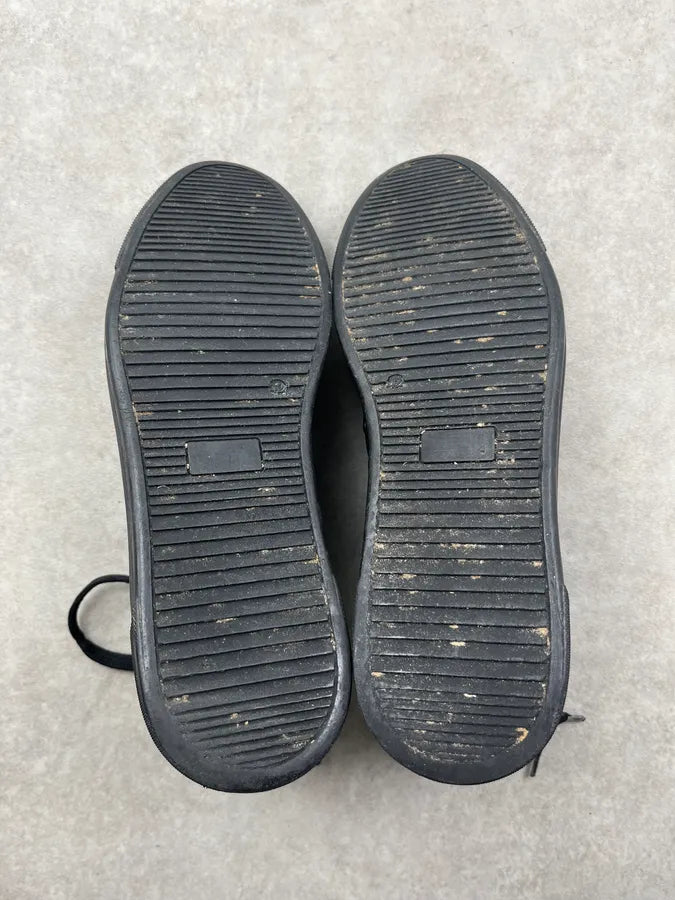 2010s Damir Doma Black Leather High Sneakers QEXoyIV 6