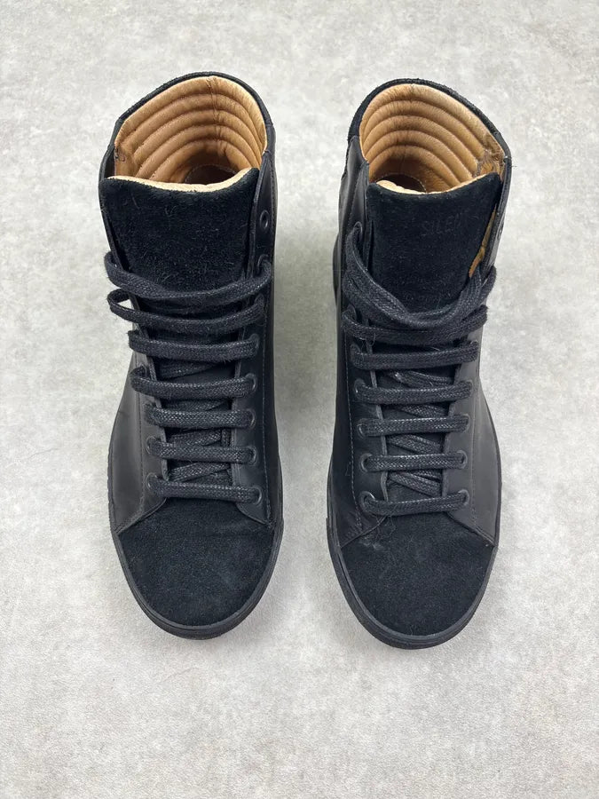 Damir Doma Black Suede High Top Sneakers QBnbevB 1