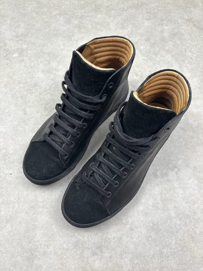 Damir Doma Black Suede High Top Sneakers QBnbevB 2