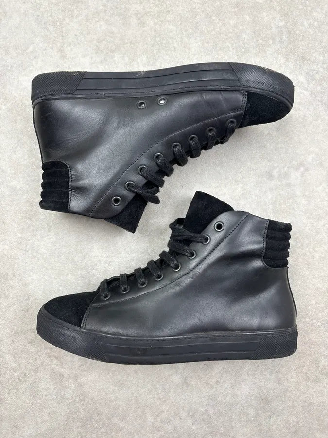Damir Doma Black Suede High Top Sneakers QBnbevB 3