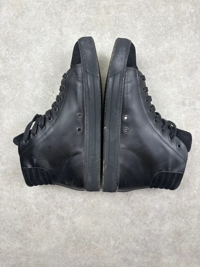Damir Doma Black Suede High Top Sneakers QBnbevB 4