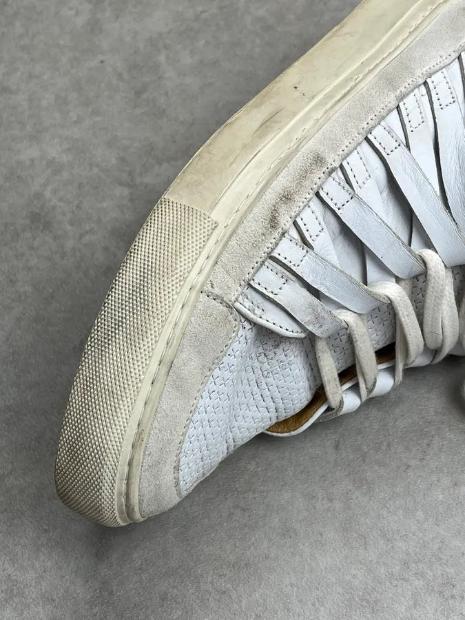 Damir Doma Mega Loop White Leather High Sneakers GAvHZly 3