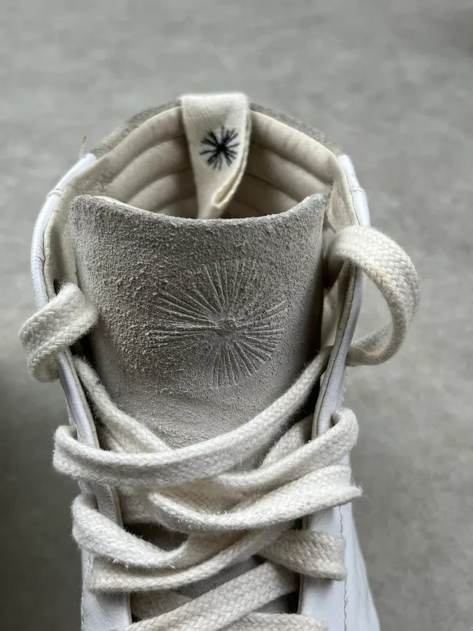 Damir Doma Silent White Leather Suede High Sneakers WfURDfh 7