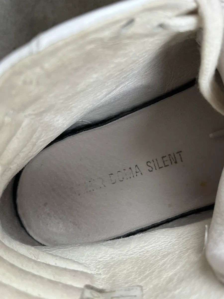 Damir Doma Silent White Leather Suede High Sneakers WfURDfh 9