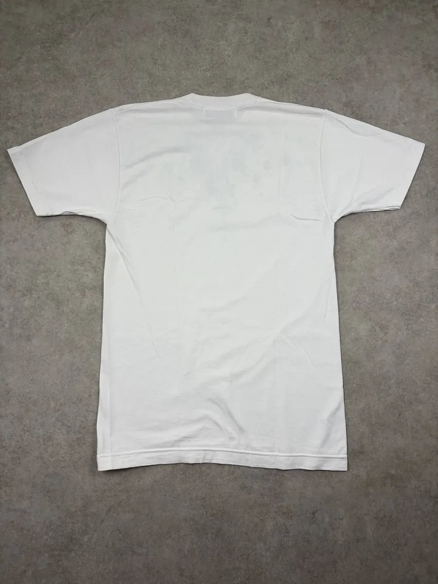 Daniel James London White T-shirt Green Flower Print QVRKCEn 6