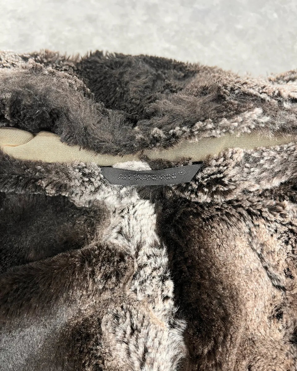 Daniele Alessandrini Beige Faux Fur Cozy Coat  YGZlhLU 10
