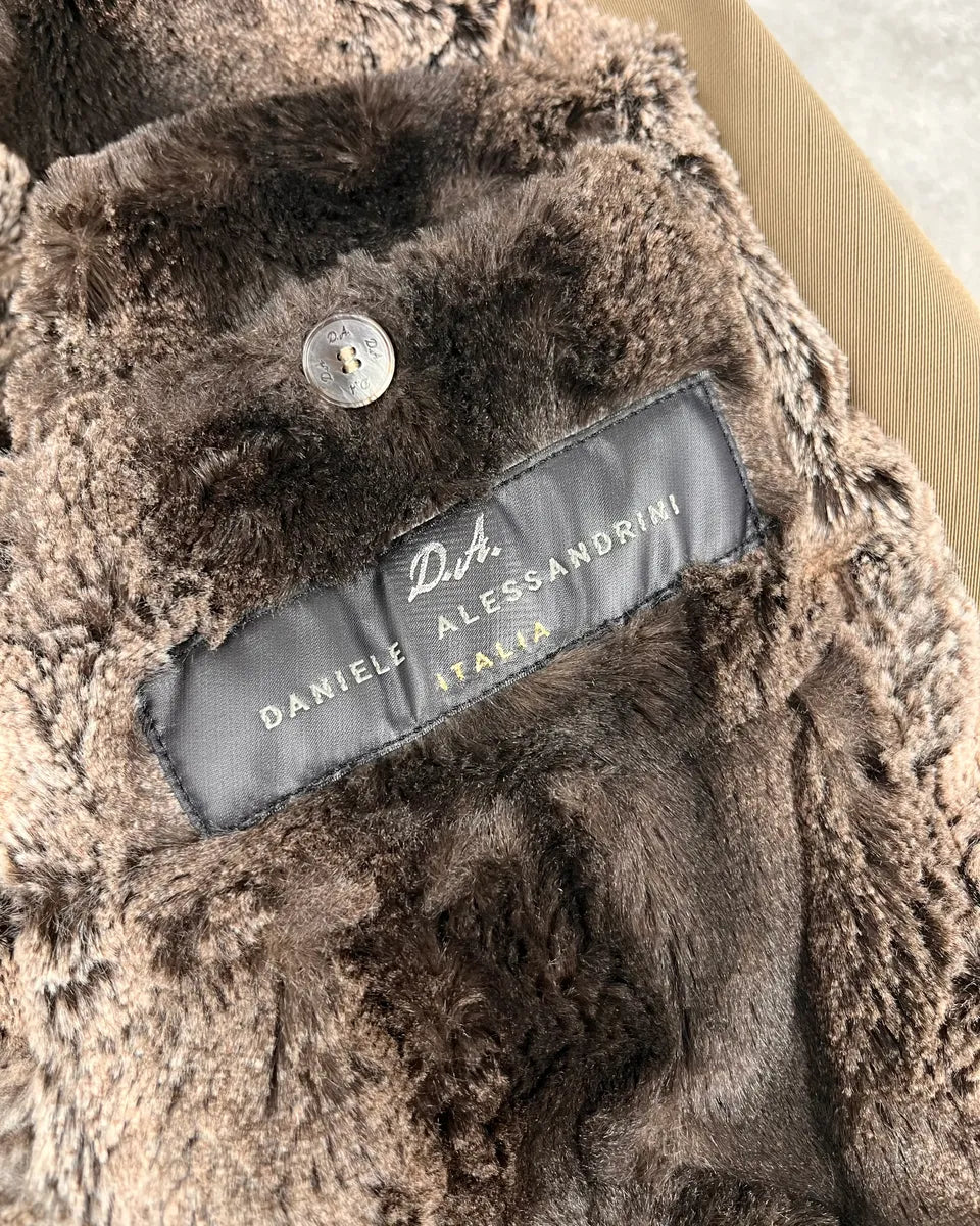 Daniele Alessandrini Beige Faux Fur Cozy Coat  YGZlhLU 8